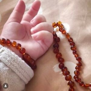 Collier d’ambre + bracelet d’ambre