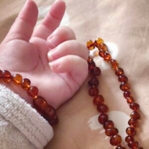 Collier d’ambre + bracelet d’ambre
